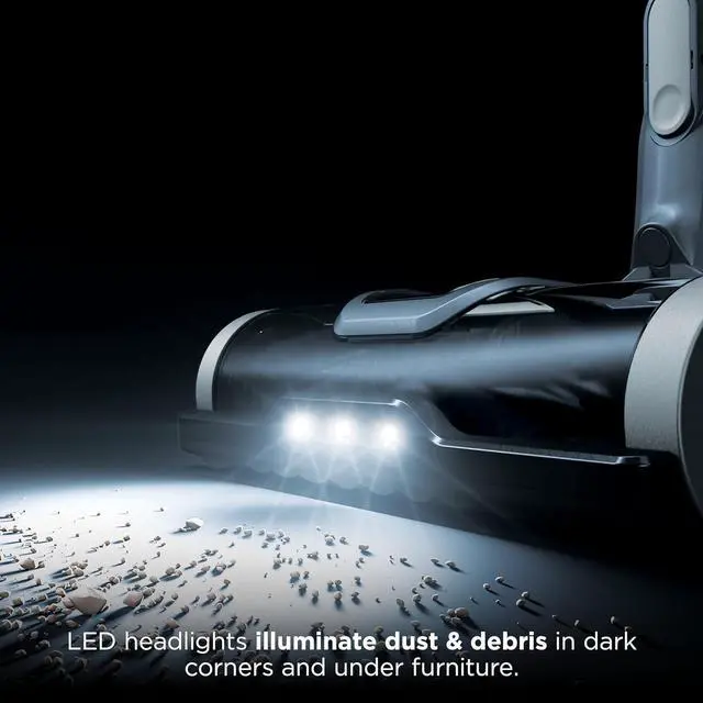 Alt view image 7 of 7 - | Pet Cordless Vacuum Cleaner | LED Headlights | Removable Handheld Vacuum for Pet Hair | Crevice Tool & Pet Multi-Tool Included | 40min Runtime | For Carpet & Hard Floors | Grey | IX141
