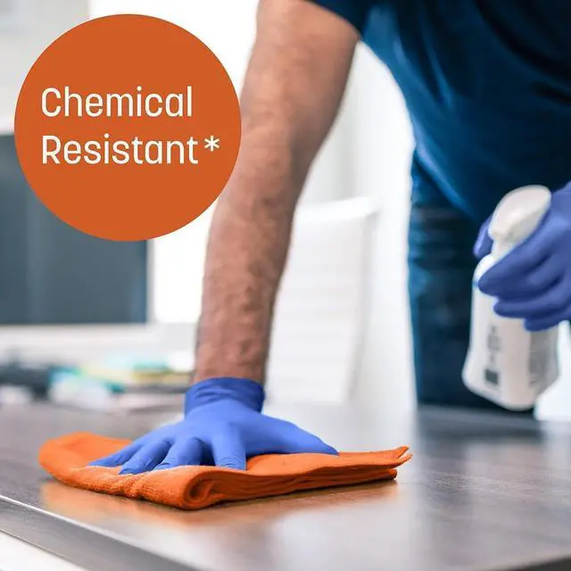 Alt view image 3 of 6 - Nitrile Exam Gloves Blue Powder-Free Disposable Gloves for Medical Care First Aid Cleaning Food Prep