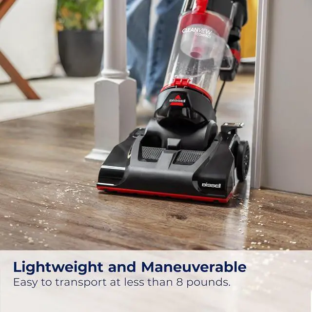 Alt view image 2 of 7 - CleanView Compact Upright Vacuum Fits in Dorm Rooms & Apartments Lightweight with Powerful Suction and Removable Extension Wand 3508