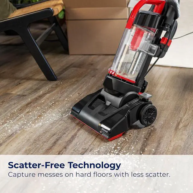 Alt view image 4 of 7 - CleanView Compact Upright Vacuum Fits in Dorm Rooms & Apartments Lightweight with Powerful Suction and Removable Extension Wand 3508