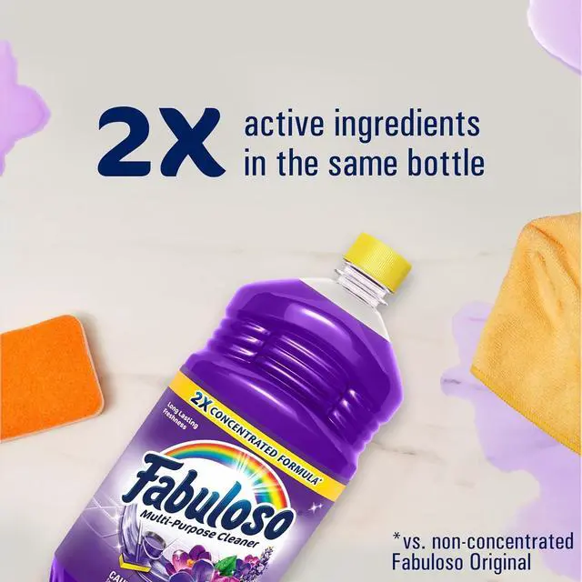 Alt view image 4 of 7 - Multi-Purpose Cleaner & Floor Cleaner 2X Concentrated Lavender Scent 56 fluid ounces