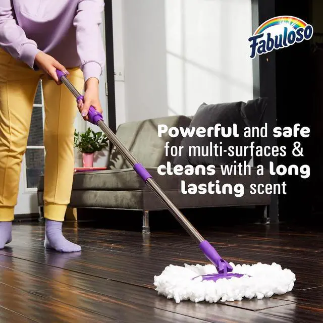 Alt view image 3 of 7 - Multi-Purpose Cleaner & Floor Cleaner 2X Concentrated Lavender Scent 56 fluid ounces