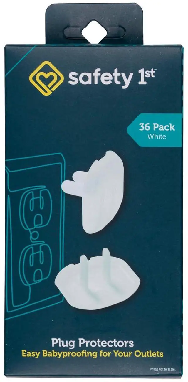 Main image of Electrical Outlet Baby Proof Covers Secure Outlet Plugs Baby Proofing 36 Count