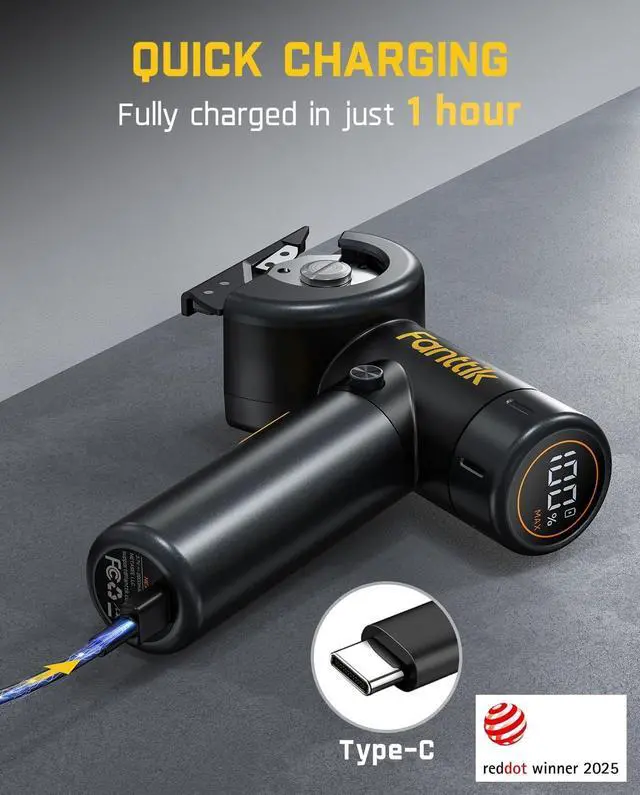 Alt view image 7 of 7 - C8 Nano 3.7V Cordless Electric Scissors with LED Display Rechargeable Cardboard Cutter with 2 Blades EasySwap Blade Change LED Light for Thin Cardboard Carpet Leather - Black