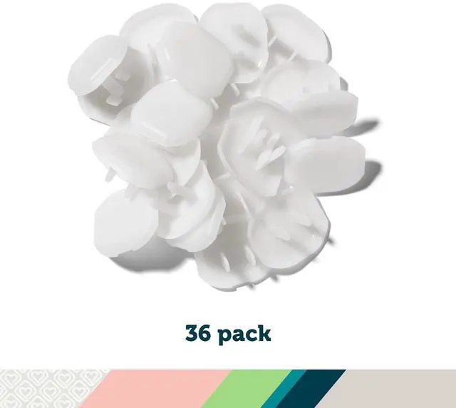 Alt view image 4 of 7 - Electrical Outlet Baby Proof Covers Secure Outlet Plugs Baby Proofing 36 Count