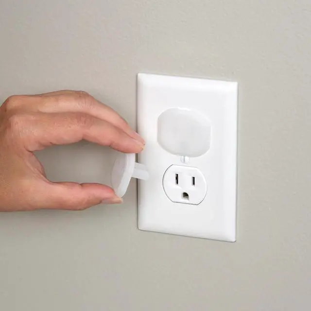 Alt view image 6 of 7 - Electrical Outlet Baby Proof Covers Secure Outlet Plugs Baby Proofing 36 Count