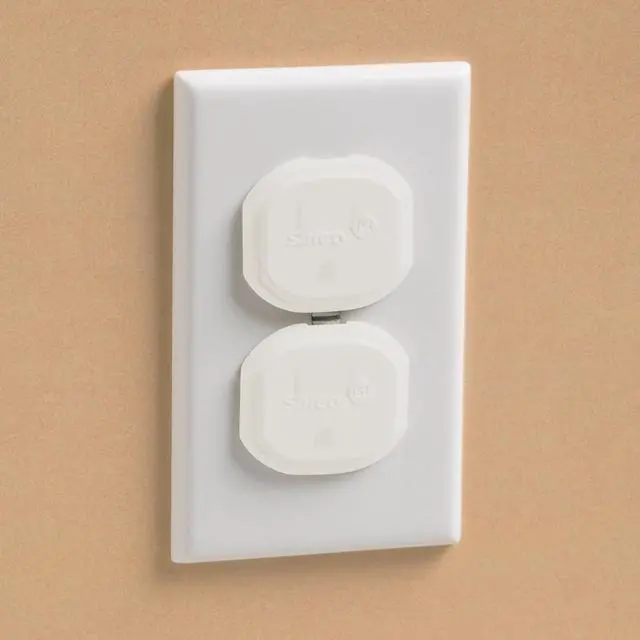 Alt view image 7 of 7 - Electrical Outlet Baby Proof Covers Secure Outlet Plugs Baby Proofing 36 Count