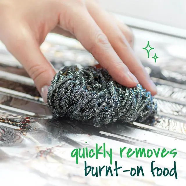 Alt view image 5 of 7 - Stainless Steel Scrubber Dish Scrubbers for Cleaning Kitchen and Household Dishes 3