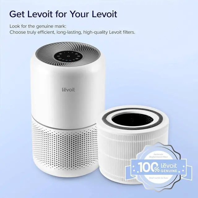 Alt view image 7 of 7 - Genuine Core 300-P Replacement Filter Core 300-RF Air Purifier Core300S Filters Supports HEPA Sleep Mode High-Efficiency Activated Carbon for Removal of Smoke Odor Allergens Pollen 1 Pack