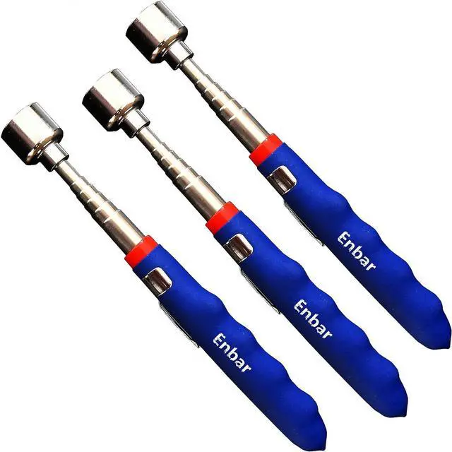 Main image of 20lb Telescoping Magnetic Pick Up Tool Extendable 31 Telescopic Magnet Stick Useful for Hard-to-Reach Sink Drains Mechanic Automotive Gifts for Men Women Husband Birthday Fathers Day(3PCS)