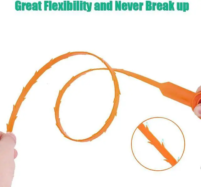 Alt view image 4 of 6 - Drain Snake Hair Drain Clog Remover - 3 Pack Shower Snake Sink Unclogger Tool with Exquisite Packaging