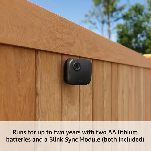 Alt view image 3 of 6 - Outdoor 4 (newest model) C Wireless smart security camera two-year battery life 1080p HD day and infrared night live view two-way talk. Sync Module Core included C 1 camera system