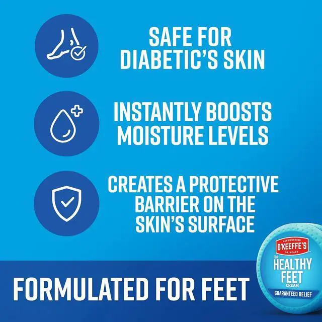 Alt view image 3 of 7 - OKEEFFES Healthy Feet 3.2-oz Hypoallerg