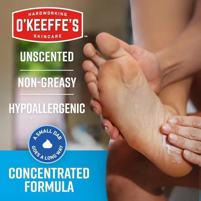 Alt view image 4 of 7 - OKEEFFES Healthy Feet 3.2-oz Hypoallerg