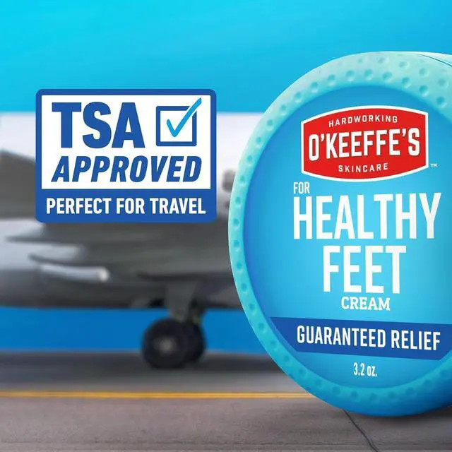 Alt view image 5 of 7 - OKEEFFES Healthy Feet 3.2-oz Hypoallerg