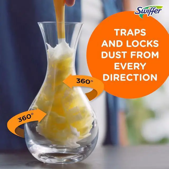 Alt view image 4 of 7 - Duster Heavy Duty Dusting Kit Cleaning Supplies 3 ft Extended Handle 1 Duster 12 Refills