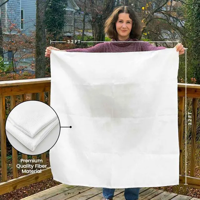Alt view image 7 of 7 - Emergency Fire Blanket - 2 Pack - Fire Suppression Blanket for Kitchen 40 x 40 for Home Fiberglass Fire Blanket.