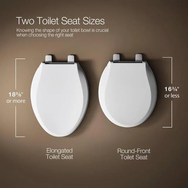 Alt view image 4 of 7 - 4636-RL-0 Cachet ReadyLatch Elongated Toilet Seat Quiet-Close Lid Contoured Seat Grip-Tight Bumpers and Installation Hardware White 18.04L x 14.18W