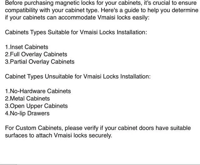 Alt view image 3 of 7 - 20 Pack Magnetic Cabinet Locks Baby Proofing - Vmaisi Children Proof Cupboard Drawers Latches - Adhesive Easy Installation