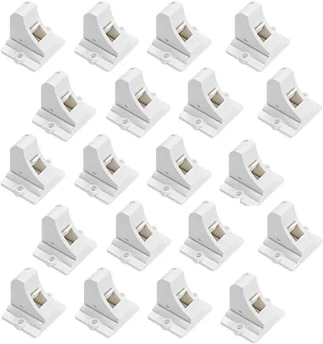 Alt view image 6 of 7 - 20 Pack Magnetic Cabinet Locks Baby Proofing - Vmaisi Children Proof Cupboard Drawers Latches - Adhesive Easy Installation