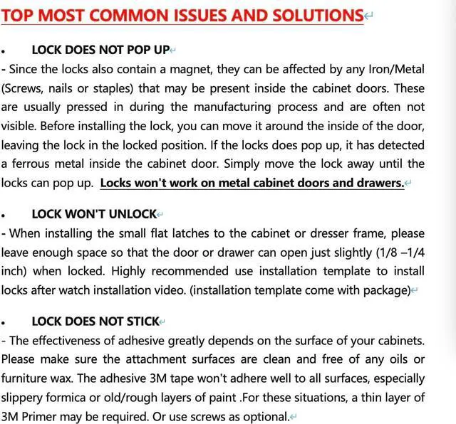 Alt view image 7 of 7 - 20 Pack Magnetic Cabinet Locks Baby Proofing - Vmaisi Children Proof Cupboard Drawers Latches - Adhesive Easy Installation