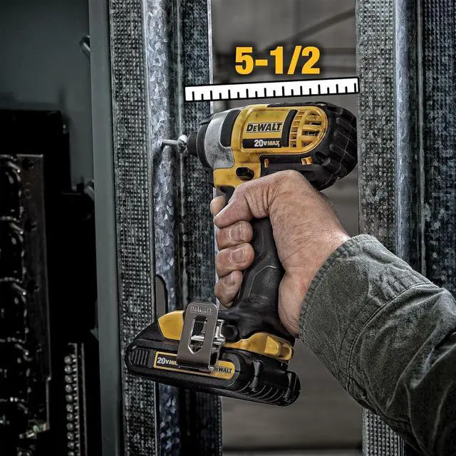 Alt view image 7 of 7 - 20V MAX Cordless Drill and Impact Driver Power Tool Combo Kit with 2 Batteries and Charger (DCK240C2)