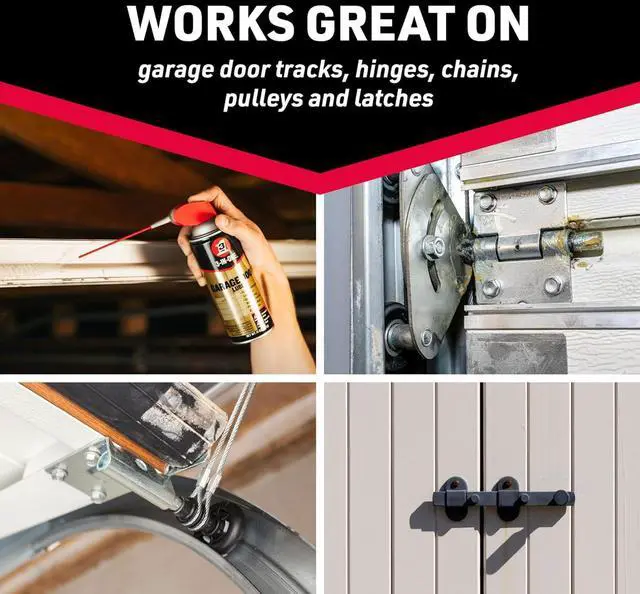 Alt view image 6 of 7 - Garage Door Lubricant with SMART STRAW SPRAYS 2 WAYS 11 OZ