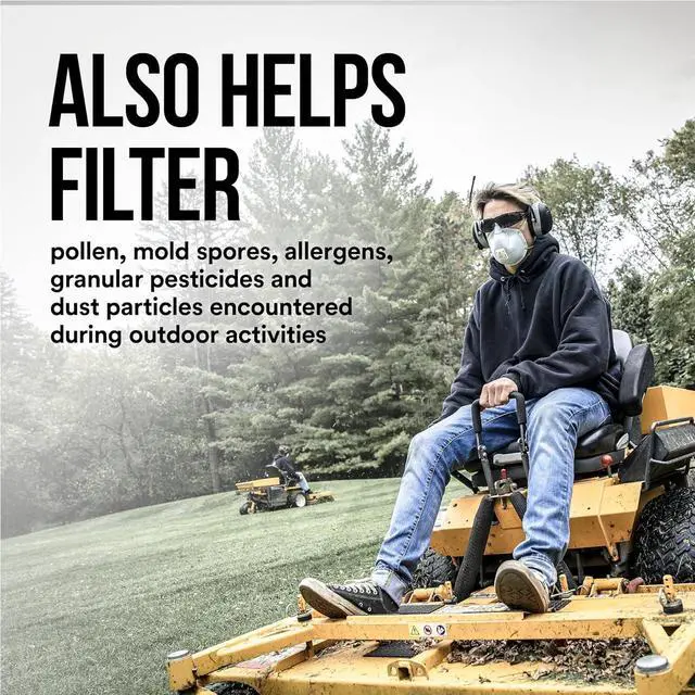 Alt view image 6 of 7 - N95 Respirator 8511 Cool Flow Valve 10 Pack NIOSH-APPROVED Advanced Filter Media For Easy Breathing Comfortable For Long Periods Of Wear Helps Filter Pollen Mold Spores & Dust (8511PB1-A-PS)