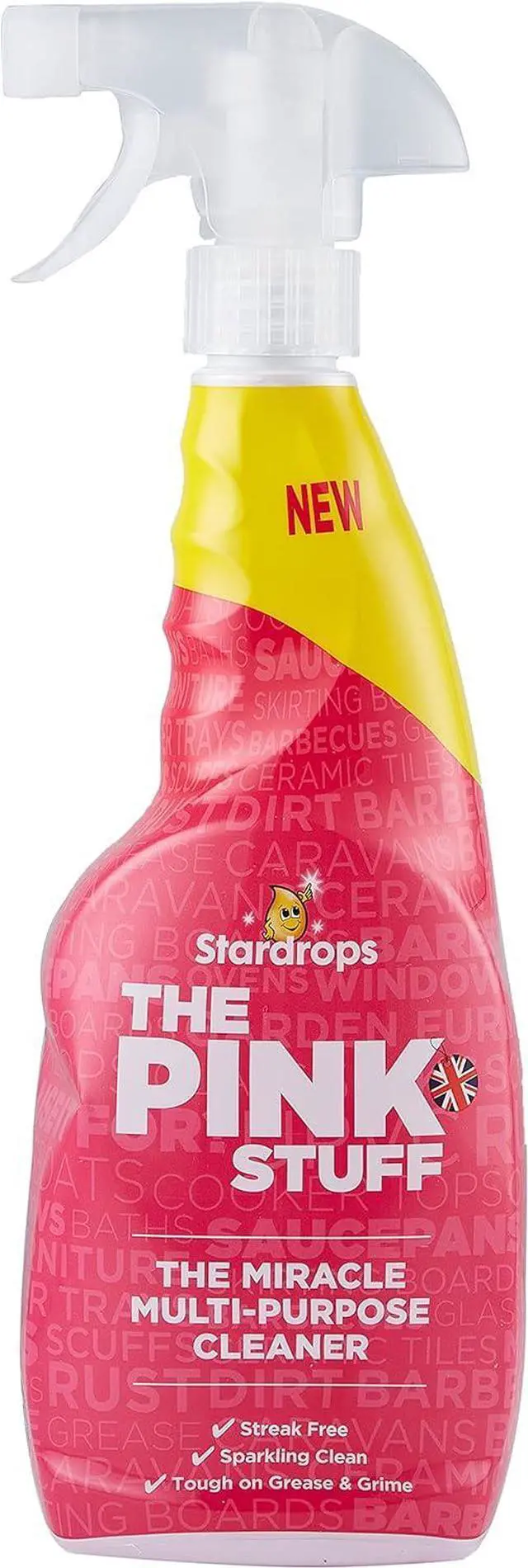 Main image of Stardrops - Miracle Multi-Purpose Cleaner C Removes Grease Grime and Stains on Kitchens Bathrooms Floors and More 25 fl Oz