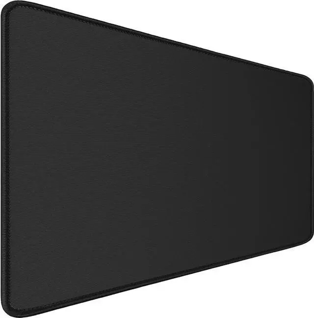 Main image of Extra Large Mouse Pad 31.5 x 11.8 in Gaming Mousepad with Stitched Edges Premium Microfiber Cloth Surface Waterproof Non-Slip Base Keyboard Desk Mat for Home Office Gaming Black