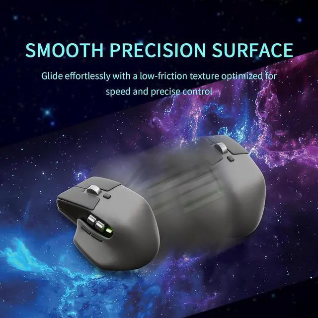 Alt view image 7 of 7 - Galaxy Large Desk Pad Gaming Mouse Pad 31.5 x 15.75 inch XXL Waterproof&Non-Slip Extended Desk Mat Keyboard and Mouse Pad Big Desk Pad Mat for Gaming Office Home