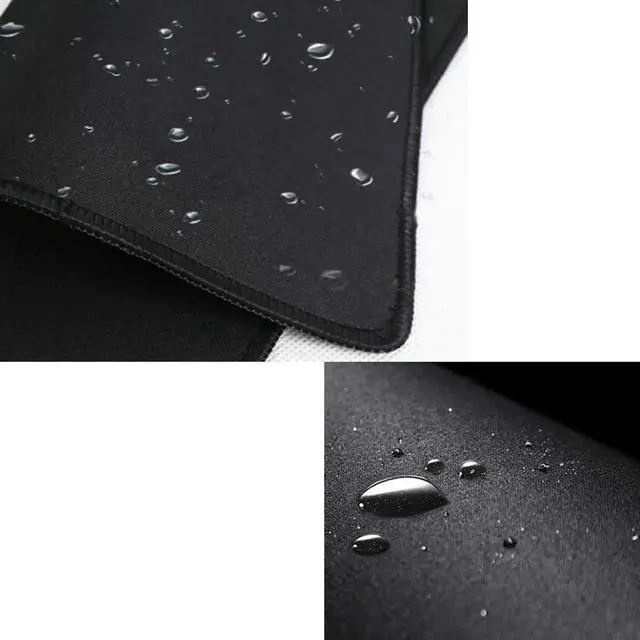 Alt view image 3 of 4 - Professional Mouse Pad Large Black Gaming Surface Non-Slip Rubber Base 9.4 x 8.3 inches