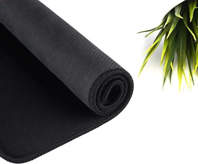 Alt view image 4 of 4 - Professional Mouse Pad Large Black Gaming Surface Non-Slip Rubber Base 9.4 x 8.3 inches