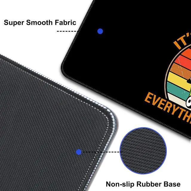 Alt view image 6 of 7 - Desk Mat,Large Mouse Pad 35''×15.6'' XXL Extended Gaming Mouse Pad Mat with Non-Slip Base Stitched Eges Mousepad for Computer,Office,Keyboard and Laptop - Black Fire