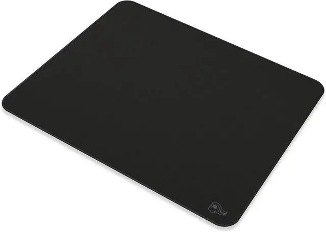 Alt view image 2 of 7 - Large Gaming Mouse Mat/Pad - Stealth Edition - Stitched Edges Black Cloth Mousepad | 11x13 (G-L-Stealth)