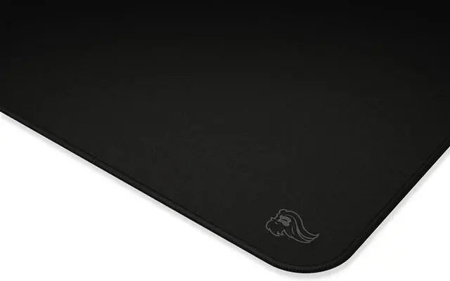 Alt view image 3 of 7 - Large Gaming Mouse Mat/Pad - Stealth Edition - Stitched Edges Black Cloth Mousepad | 11x13 (G-L-Stealth)