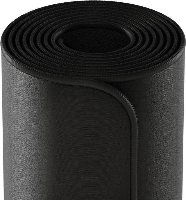 Alt view image 5 of 7 - Large Gaming Mouse Mat/Pad - Stealth Edition - Stitched Edges Black Cloth Mousepad | 11x13 (G-L-Stealth)