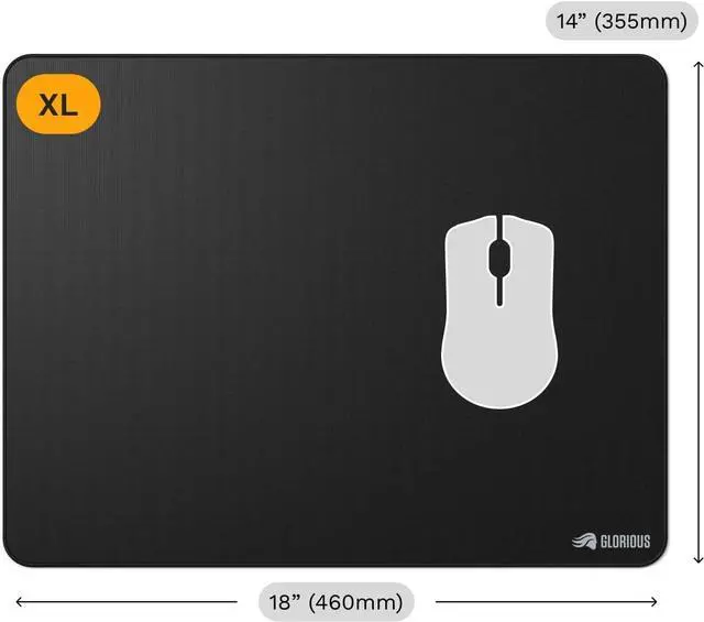 Alt view image 7 of 7 - Gaming Mouse Pad GMP 2 - XL - Spill-Proof Mouse Pad Optimised for All Gaming Sensors Balanced Surface for Speed & Control Durable Anti-fray Edges - 18 x 14 x 0.12 - Large Desk Mat