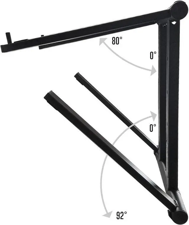 Alt view image 5 of 7 - DJ Laptop Stand with Travel Bag | Portable Foldable Aluminum Laptop Stand for Laptops up to 15 inches and 20lbs | No Assembly Required Includes Carrying Bag