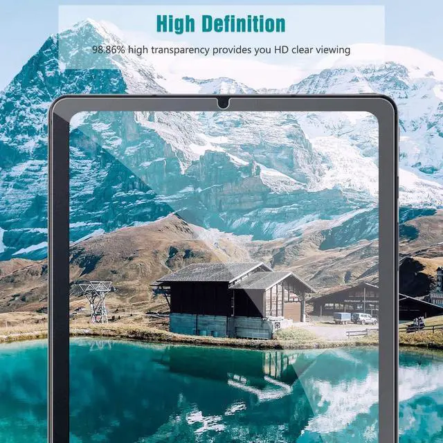 Alt view image 7 of 7 - 2 Pack Screen Protector for  Galaxy Tab S6 Lite 10.4 inch (2024/2022/2020) HD Tempered Glass for  Tablet S6 lite
