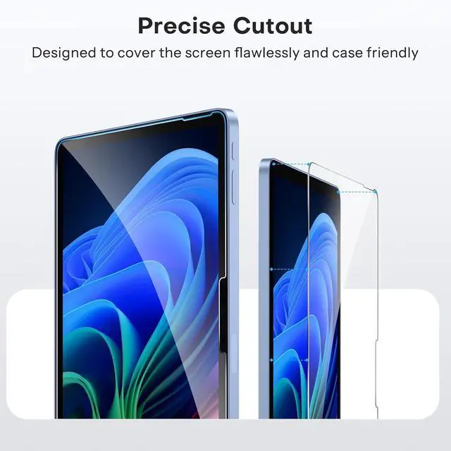 Alt view image 6 of 7 - Screen Protector for  Surface Pro 12 inch 2025 Tempered Glass/Case Friendly/Surface Pen Compatible 2 Pack