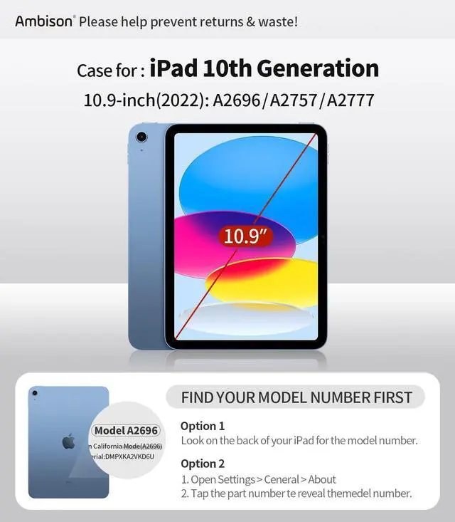 Alt view image 2 of 7 - Case for iPad A16 11th/10th Generation 11/10.9 2025/2022 Heavy Duty Shockproof Case with Tempered Glass Screen Protector 360° Rotating Handle Strap&Stand Shoulder Strap-Teal