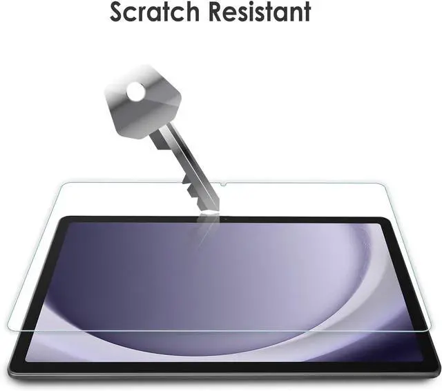 Alt view image 4 of 7 - 2 Pack Screen Protector Compatible with  Galaxy Tab A9+ 11 Inch Tempered Glass Film Replacement for Galaxy Tab A9+ 11 InchAnti Scratch Anti BubbleHigh Definition