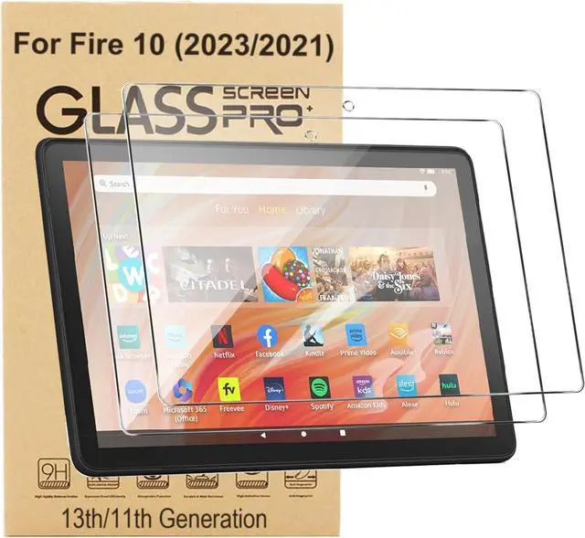 Main image of Screen Protector For 10.1 Tablet 2023 Model Tempered Glass Screen Protector for 10 Kids/Pro Anti-Scratch High Definition 9H Hardness [2 Pack]