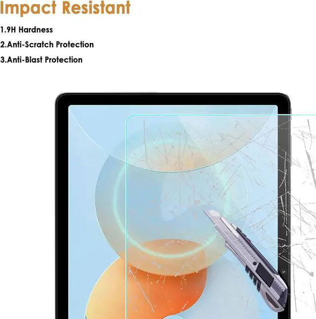 Alt view image 5 of 5 - 2-Pack Screen Protector Compatible with UMIDIGI G5 Tab/ G5 Tab Kids Tablet 10.1 2023 Release [HD Clarity] [9 Hardness] Tempered Glass