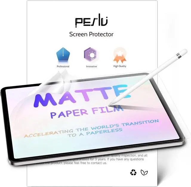Main image of 2 Pack Like Paper Screen Protector for iPad 10th 2022 10.9 & iPad 11th A16 2025 11 Matte Anti Glare PET Film/Blue Light Filter Eye Protection Cover/Drawing & Writing Feel Like on Paper