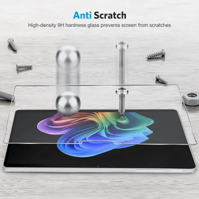 Alt view image 7 of 7 - 3 Pack Screen Protector for  Surface Pro 11 Pro 10 (2024)/Pro 9 (2022)/Pro 8 (2021)/Pro X-13 Inch Tempered Glass/Surface Pen Compatible
