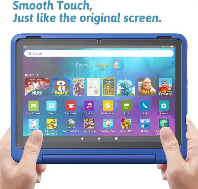 Alt view image 4 of 6 - Screen Protector for 10 Kids Pro/ 10 Kids Tablet Tempered Glass 9H Hardness 2 Pack
