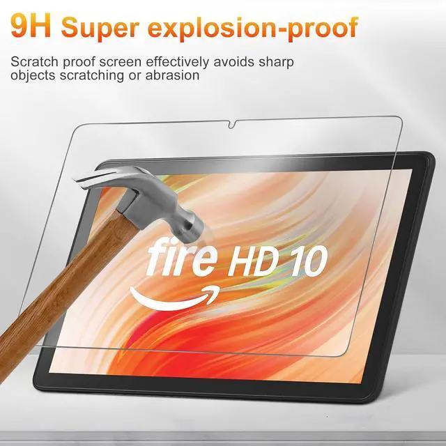 Alt view image 4 of 7 - Screen Protector for 10 Kids / 10 Kids Pro Tablet 10.1 inch (2023/2021 release) Tempered Glass Film (2 Pack)