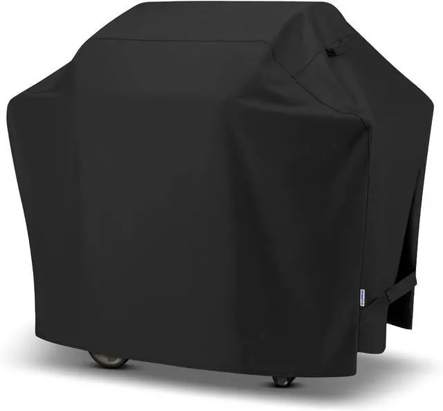 Main image of Grill Cover 55 Inch Outdoor Heavy Duty Waterproof Barbecue Gas Cover UV & Fade Resistant All Weather Protection Compatible for Weber Charbroil Nexgrill Kenmore Grills and More Black